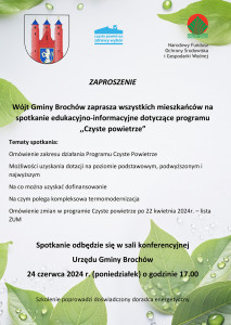 GMINA BROCHOW_PLAKAT_a3_17.06.2024